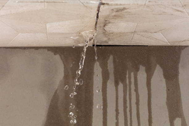 Professional Burst Pipe Cleanup technician working in Fieldton, TX